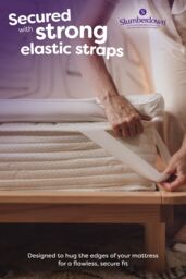 Slumberdown Sleep Soundly Deep 5cm Mattress Topper in White - Size: Super King - thumbnail 5