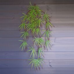 Leaf Pack of 12 x 100cm Artificial Hanging Acer Plant in Green - Size: 12 x 100 cm - thumbnail 2