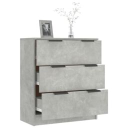 Berkfield Home Sideboard Concrete Grey 60x30x70 cm Engineered Wood - Size: 60 x 30 x 70 cm - thumbnail 4