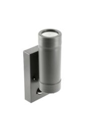 CGC Lighting 'Valentine' Dark Grey Outdoor Double Wall Light With PIR Motion Sensor - thumbnail 2