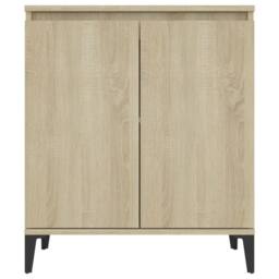 Berkfield Home Sideboard Sonoma Oak 60x35x70 cm Engineered Wood in Light Oak - Size: 60 x 35 x 70 cm - thumbnail 5