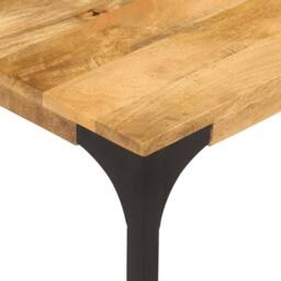 Berkfield Home Dense Coffee Table 100x55x35 cm Solid Wood Mango in Brown - Size: 100 x 55 x 35 cm - thumbnail 5
