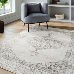 Livabliss Our Pnw Home-Olympic Beige Brown Traditional Living Dining Bedroom Rug in Tan - Size: 160 cm x 215 cm - thumbnail 8