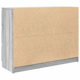 Berkfield Home Sideboard Grey Sonoma 100x35x76 cm Engineered Wood - Size: 100 x 35 x 76 cm - thumbnail 8