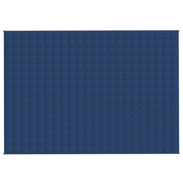 Berkfield Home Weighted Blanket Blue 155x220 cm 7 kg Fabric - image 1