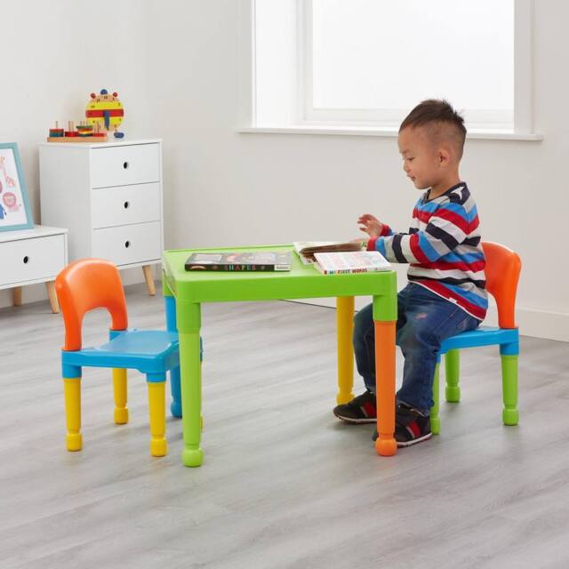 Liberty House Toys Plastic Table & 2 Chair Set