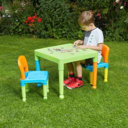 Liberty House Toys Plastic Table & 2 Chair Set - thumbnail 5