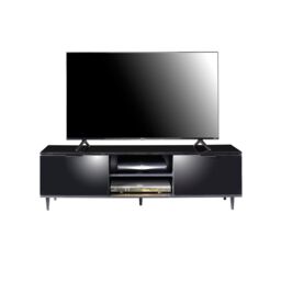Moderna Black 140cm TV Stand, Gloss Finish, Fits up to 65 Inch TV - thumbnail 4
