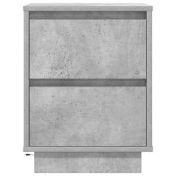Berkfield Home Bedside Cabinets with LED Lights¬†2 pcs Concrete Grey 38x34x50 cm - Size: 38 x 34 x 50 cm - thumbnail 9