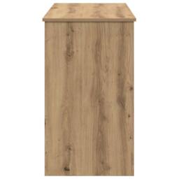Berkfield Home Dressing Table with Mirror Artisan Oak 100x45x76 cm in Beige - Size: 100 x 45 x 76 cm - thumbnail 8