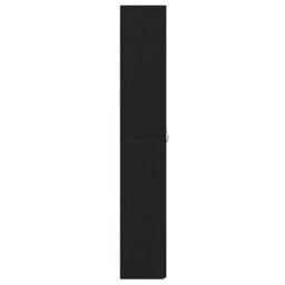 Berkfield Home Black Oak Office Cabinet 60 x 32 x 190 cm, made from engineered wood - Size: 60 x 32 x 190 cm - thumbnail 8
