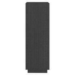 Berkfield Home Book Cabinet/Room Divider Grey 40x35x103 cm Solid Pinewood - Size: 40 x 35 x 103 cm - thumbnail 6