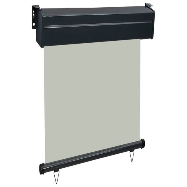 Berkfield Home Stylish Balcony Side Awning 65x250 cm Grey - image 1