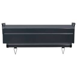 Berkfield Home Stylish Balcony Side Awning 65x250 cm Grey - thumbnail 6