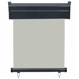 Berkfield Home Stylish Balcony Side Awning 65x250 cm Grey - thumbnail 4