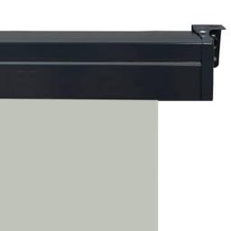 Berkfield Home Stylish Balcony Side Awning 65x250 cm Grey - thumbnail 7