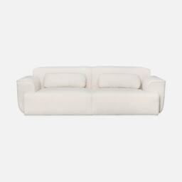 sweeek 3-seater Sofa In Boucle Fabric in Cream - thumbnail 3