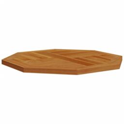 Berkfield Home Table Top 70x70x2.5 cm Octagonal Solid Wood Teak in Brown - thumbnail 4
