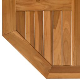 Berkfield Home Table Top 70x70x2.5 cm Octagonal Solid Wood Teak in Brown - thumbnail 6