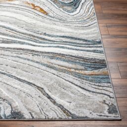 Livabliss San Francisco-Modern Pink Grey Yellow Blue Green Graphic Living Dining Rug - Size: 200 cm x 275 cm - thumbnail 5