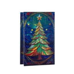 Samuel Alexander 21cm Double Sided Stained Glass Christmas Tree Decoration with LEDs - thumbnail 1