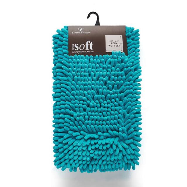 GAVENO CAVAILIA Miami Chenille Loop Bath Mat in Teal - image 1