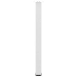 Berkfield Home Coffee Table Legs 4 pcs White 100-102 cm Steel - thumbnail 6