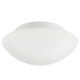 Nordlux Modern Indoor Ceiling Light White Glass E27 Bathroom Safe - Mains Powered, IP44-43 - thumbnail 1