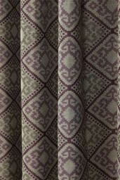 Homescapes Aztec Jacquard Curtain Tie Back Pair in Purple - thumbnail 7