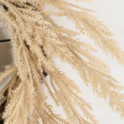 OHS Candle Holder Wreath Garland Dining Table Pampas Grass Natural Decor - thumbnail 8