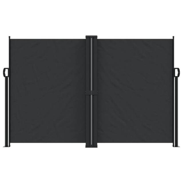 Berkfield Home Retractable Side Awning Black 160x1000 cm - image 1