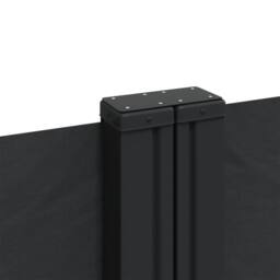 Berkfield Home Retractable Side Awning Black 160x1000 cm - thumbnail 7