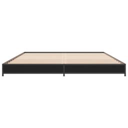 Berkfield Home Durable Bed Frame without Mattress Black 135x190 cm Double - thumbnail 4