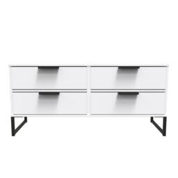 Ready Assembled 2 U Tamworth XXL Coffee Table 1000x500 (Ready Assembled) in White - thumbnail 2