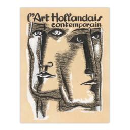 Artery8 Contemporary Dutch Art Book Cover Leo Gestel Framed Wall Art Print in Beige - Size: A4 - thumbnail 3