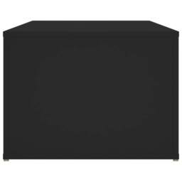 Berkfield Home Coffee Table Black 100x50x36 cm Engineered Wood - Size: 100 x 50 x 36 cm - thumbnail 6