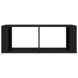 Berkfield Home Coffee Table Black 100x50x36 cm Engineered Wood - Size: 100 x 50 x 36 cm - thumbnail 5