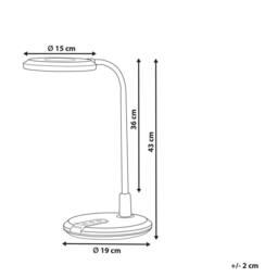 Wyld and Coco LED Desk Lamp Black Adjustable Arm Dimmer and Colour Temperature - thumbnail 3