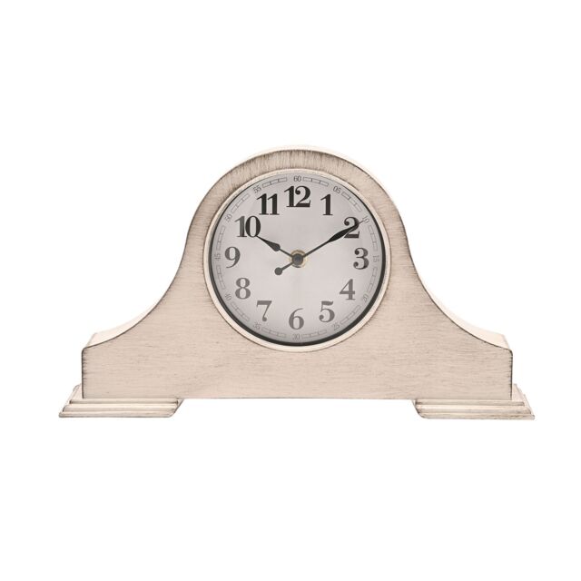 HOMETIME Mantel Clock 36cm - White - image 1