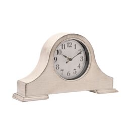HOMETIME Mantel Clock 36cm - White - thumbnail 2