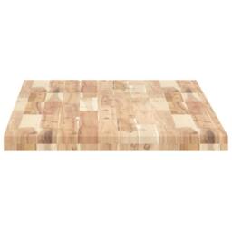 Berkfield Home Versatile Bathroom Vanity Top Untreated 120x60x4 cm Solid Wood Acacia in Brown - Size: 120 x 60 x 4 cm - thumbnail 5