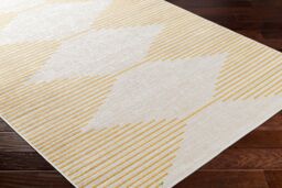 Livabliss Eagean Global Black Blue Beige Green In- & Outdoor Rug in Yellow - Size: 160 cm diameter - thumbnail 6