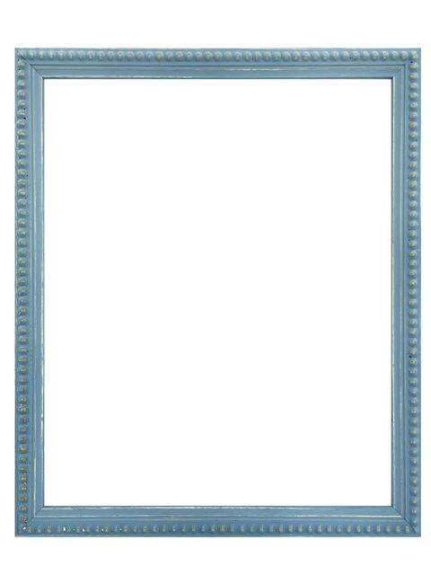 Frames & Mirrors 4U Crown Bobbin Wooden Picture Frame 20x16 Inch in Mid Blue - image 1