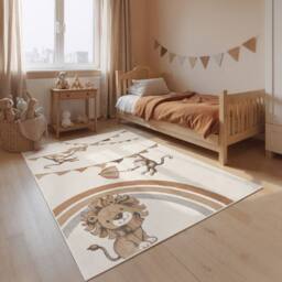 THE RUGS Villeroy & Boch Rainbow Party Boho Kids Rug & Runner Kids Rug in Cream - Size: 120 cm x 170 cm - thumbnail 8