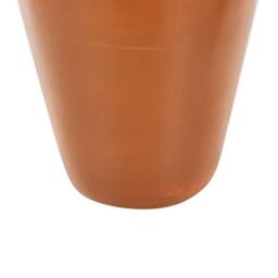 Wyld and Coco Handmade Orange Terracotta Vase for Dried Flowers - thumbnail 6