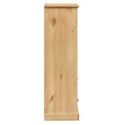 Berkfield Home Beautiful Bookcase VIGO 60x35x114.5 cm Solid Wood Pine in Brown - thumbnail 6