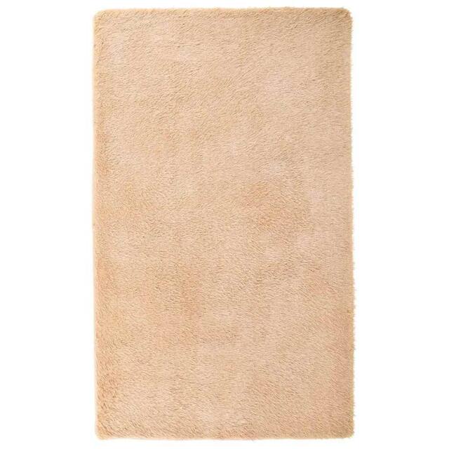 Berkfield Home Shaggy Rug High Pile NAVARRA Beige 60x100 cm Polyester - Size: Medium - image 1