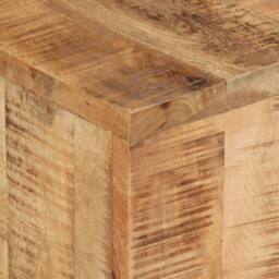 Berkfield Home TV Cabinet 110x30x40 cm Solid Wood Mango - Size: 110 x 30 x 40 cm - thumbnail 4