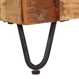 Berkfield Home TV Cabinet 110x30x40 cm Solid Wood Mango - Size: 110 x 30 x 40 cm - thumbnail 5