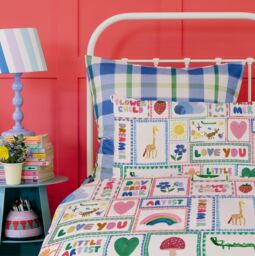 Wee Blue Bell 'Patchwork' Fitted Sheet - Size: Single - thumbnail 3